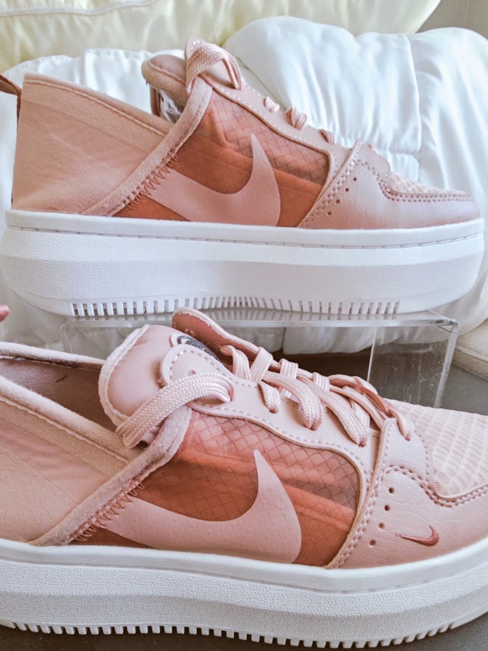 Nike Blush Pink_SIZE 7.5_Platform Sneakers
